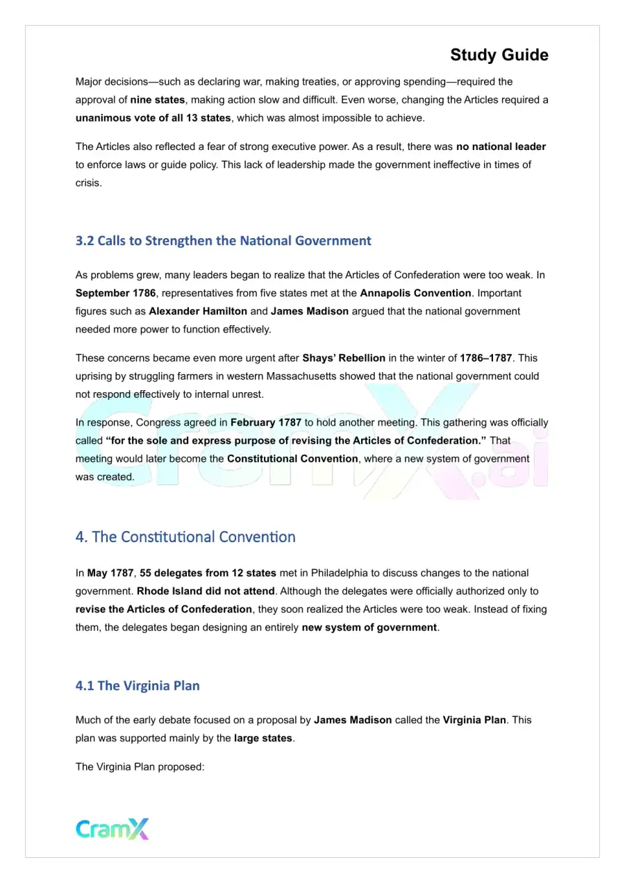 American Government - The Constitution, page 4