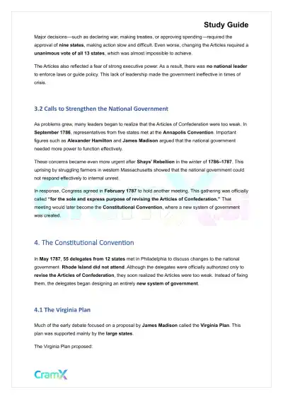 American Government - The Constitution - Page 4 preview image