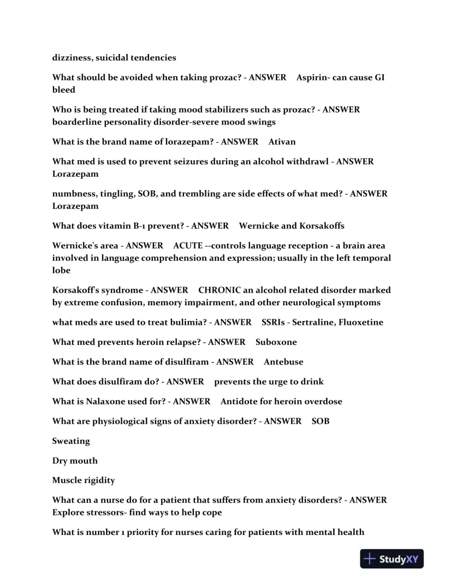 NUR180 Comprehensive Hondros Exam 2 With Answers (73 Solved Questions), page 3