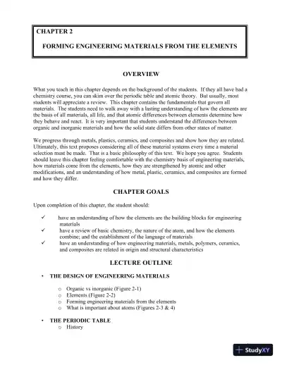Solution Manual for Engineering Materials: Properties and Selection, 9th Edition - Page 11 preview image