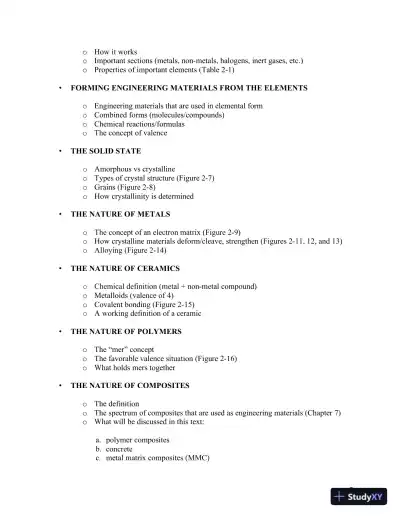 Solution Manual for Engineering Materials: Properties and Selection, 9th Edition - Page 12 preview image