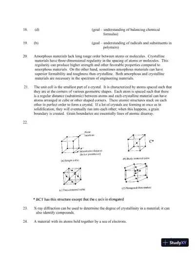 Solution Manual for Engineering Materials: Properties and Selection, 9th Edition - Page 14 preview image