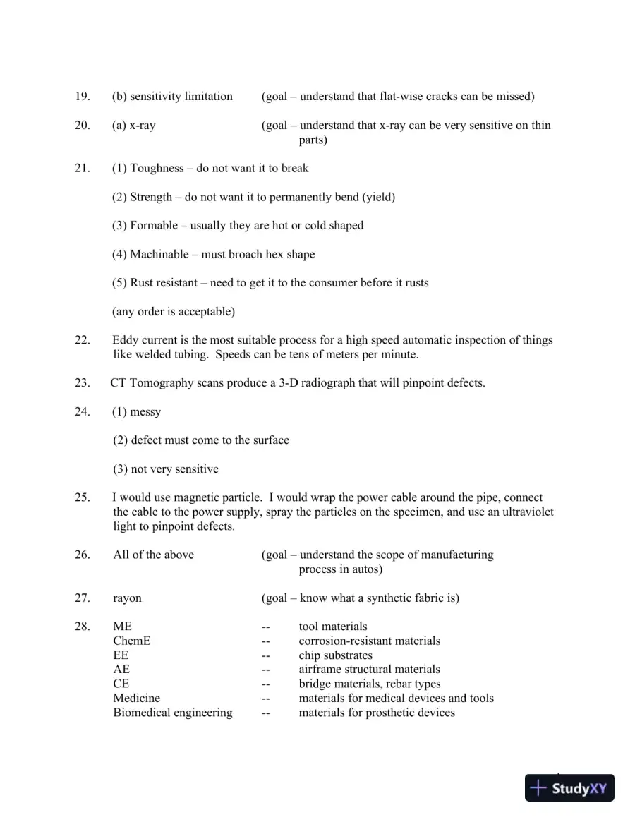Solution Manual for Engineering Materials: Properties and Selection, 9th Edition, page 9