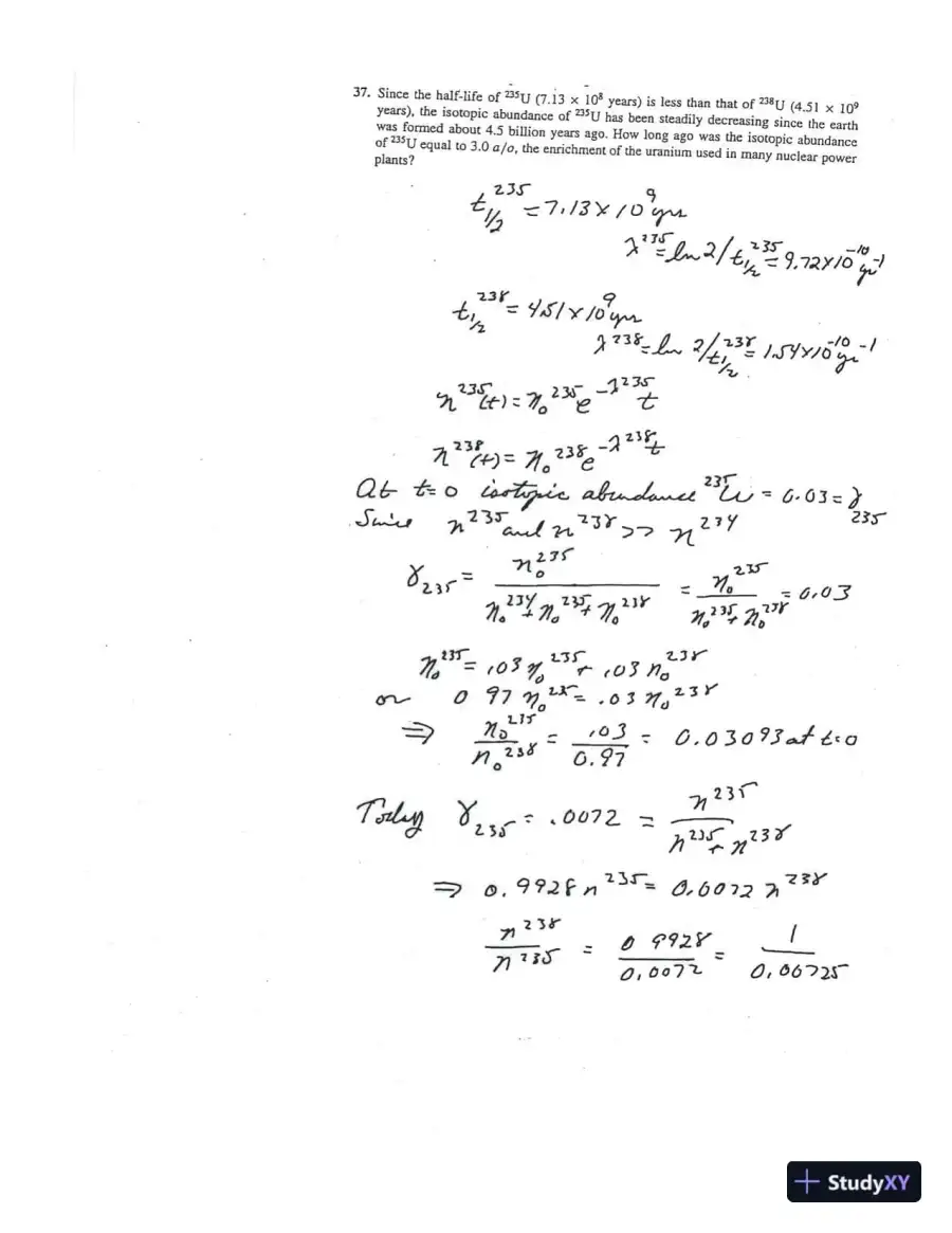 Solution Manual for Introduction to Nuclear Engineering, 4th Edition, page 12