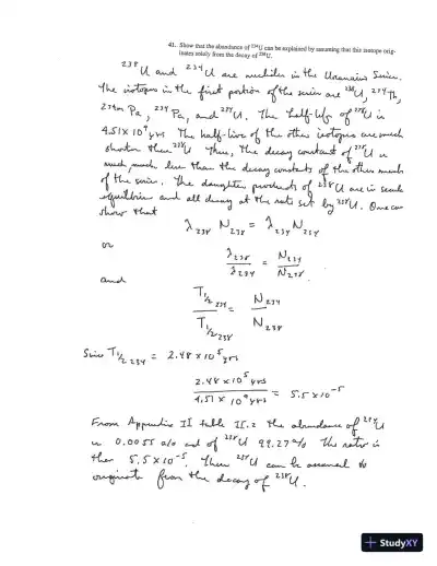 Solution Manual for Introduction to Nuclear Engineering, 4th Edition - Page 15 preview image