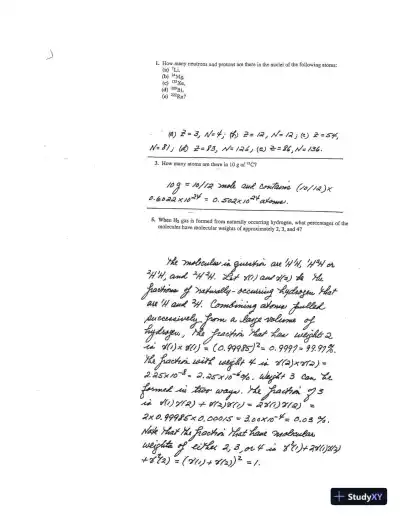 Solution Manual for Introduction to Nuclear Engineering, 4th Edition - Page 3 preview image