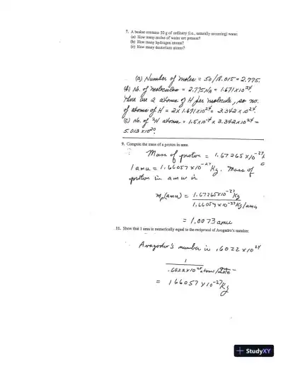 Solution Manual for Introduction to Nuclear Engineering, 4th Edition - Page 4 preview image