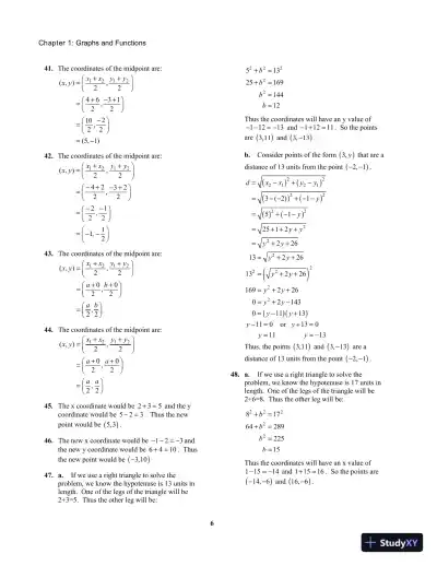 Solution Manual For Trigonometry: A Unit Circle Approach, 10th Edition - Page 11 preview image