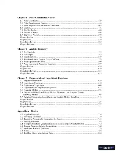 Solution Manual For Trigonometry: A Unit Circle Approach, 10th Edition - Page 4 preview image