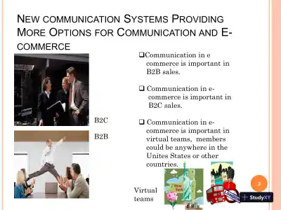 New Communication Systems: Providing More Options For Communication And E-Commerce - COMM/470 - Page 4 preview image