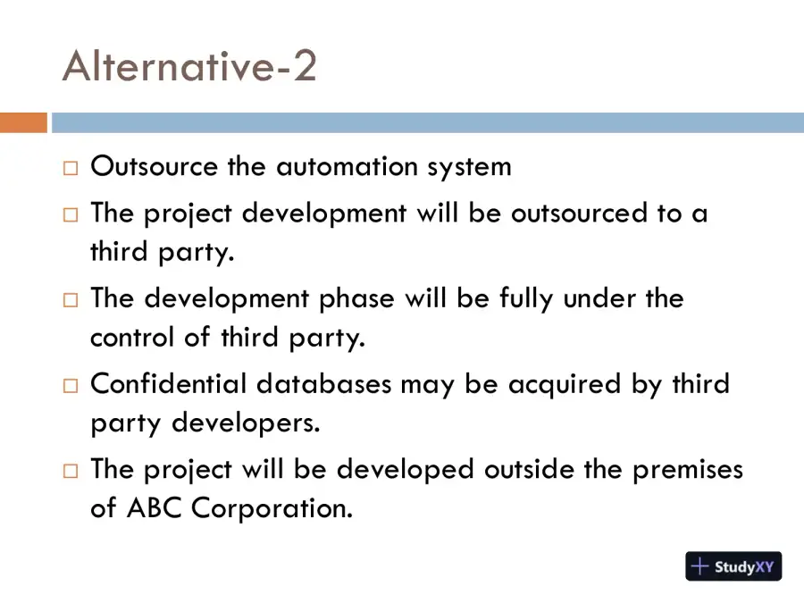 ABC Corporation Integration To IT - Project Proposal, page 5