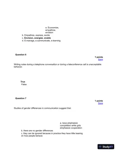 Business Communication And Leadership Strategies: A Comprehensive Assessment - Page 4 preview image
