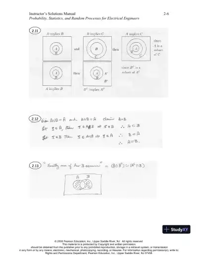 Solution Manual For Probability, Statistics, And Random Processes For Electrical Engineering, 3rd Edition - Page 11 preview image