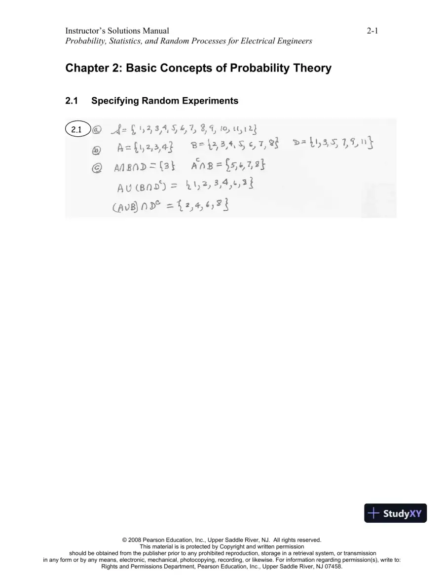 Solution Manual For Probability, Statistics, And Random Processes For Electrical Engineering, 3rd Edition, page 6