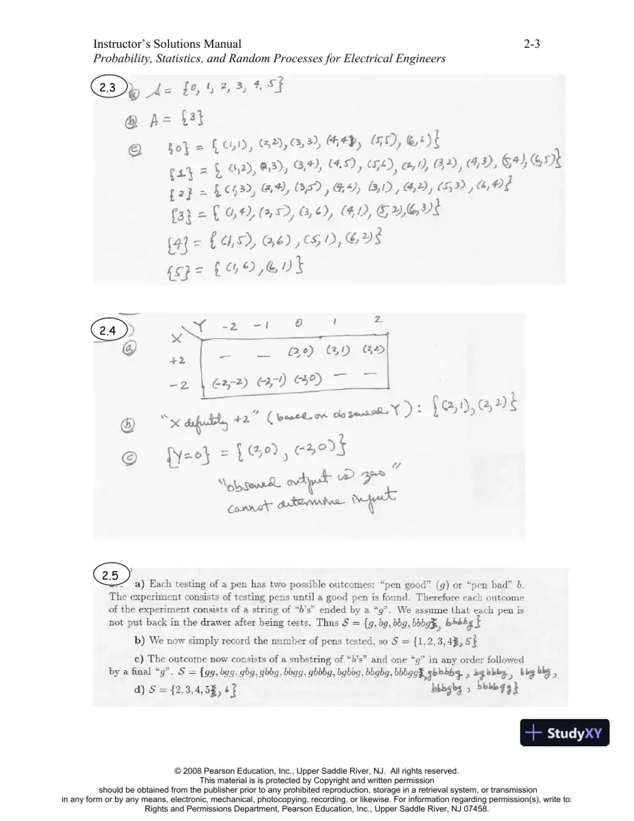 Solution Manual For Probability, Statistics, And Random Processes For Electrical Engineering, 3rd Edition, page 8