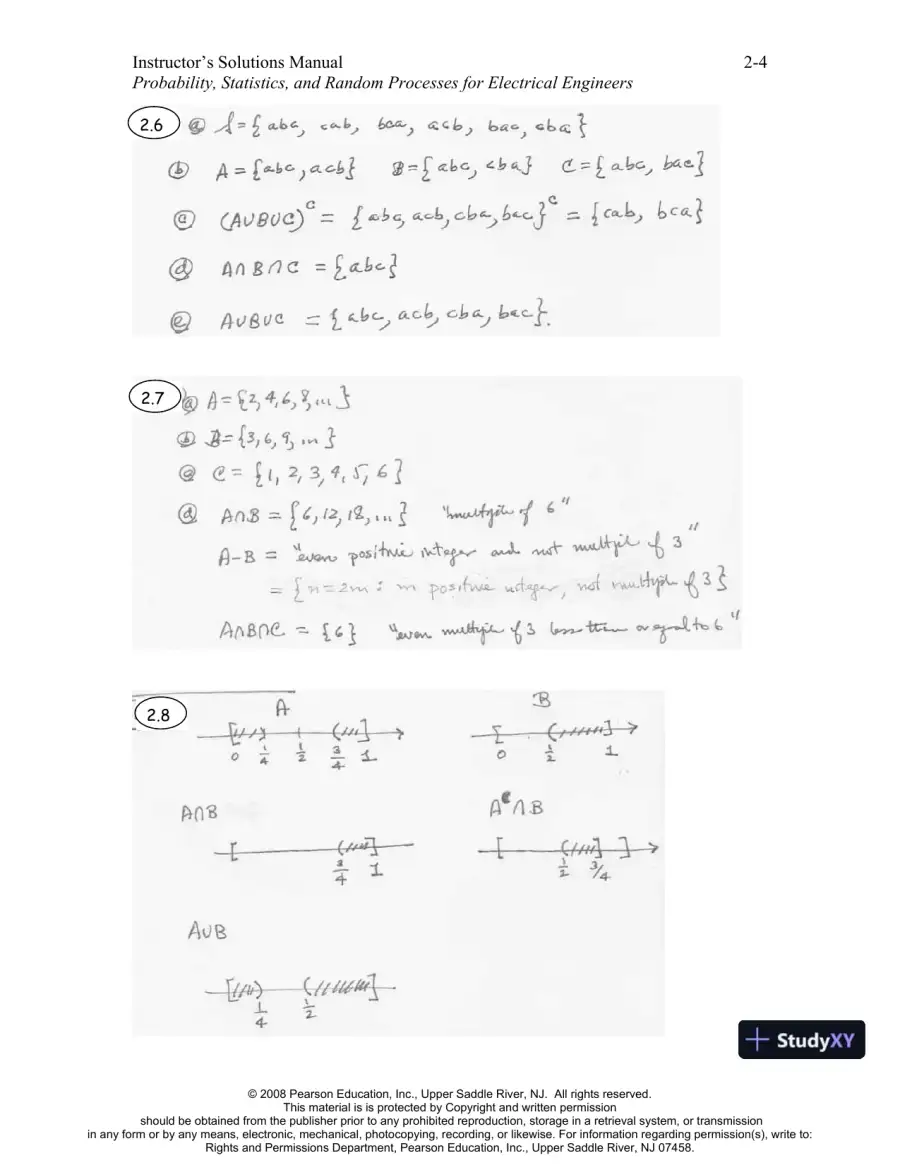 Solution Manual For Probability, Statistics, And Random Processes For Electrical Engineering, 3rd Edition, page 9