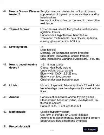 Nurs5334 Pharmacology Practice Exam With Answers (153 Solved Questions) - Page 6 preview image