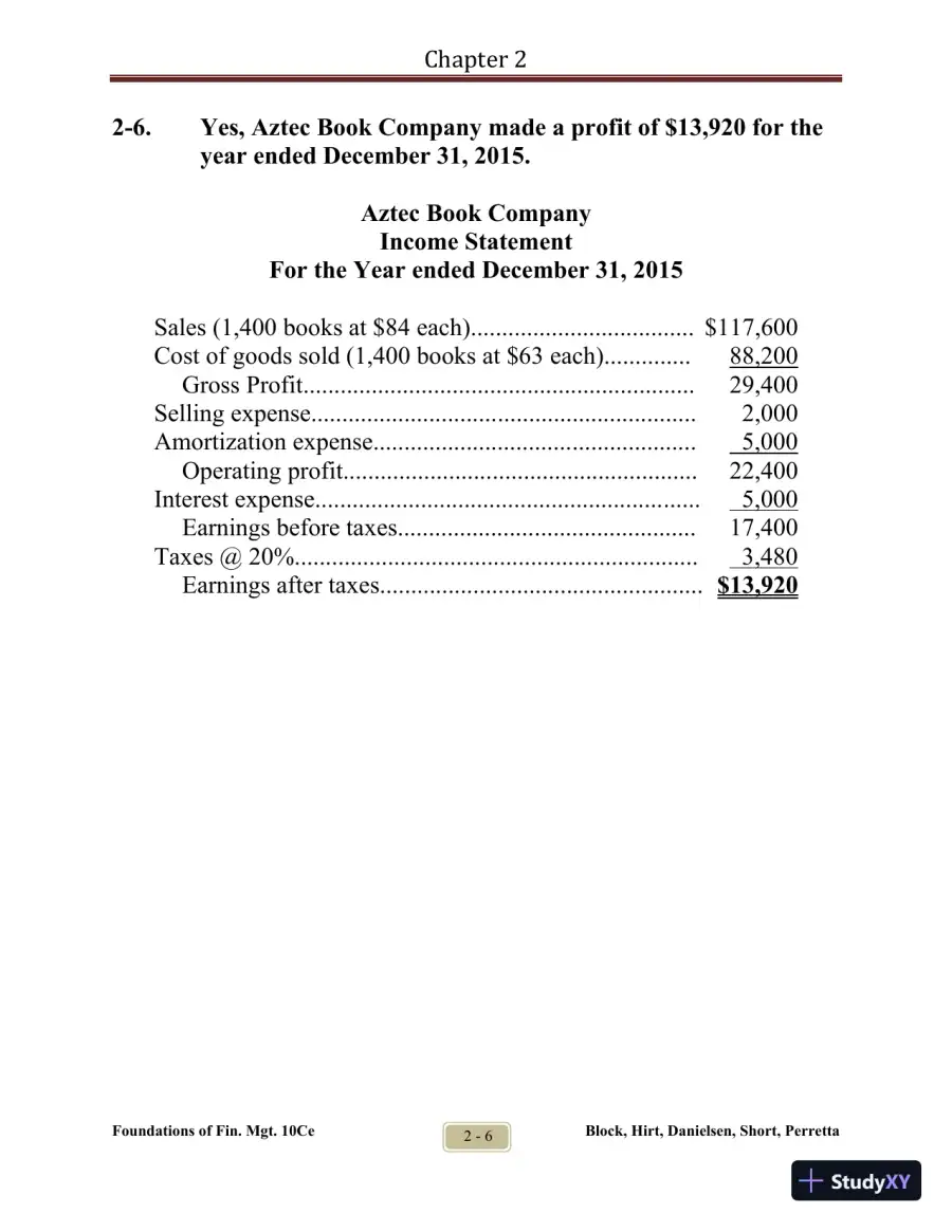 Foundations of Financial Management Tenth Canadian Edition Solution Manual, page 11