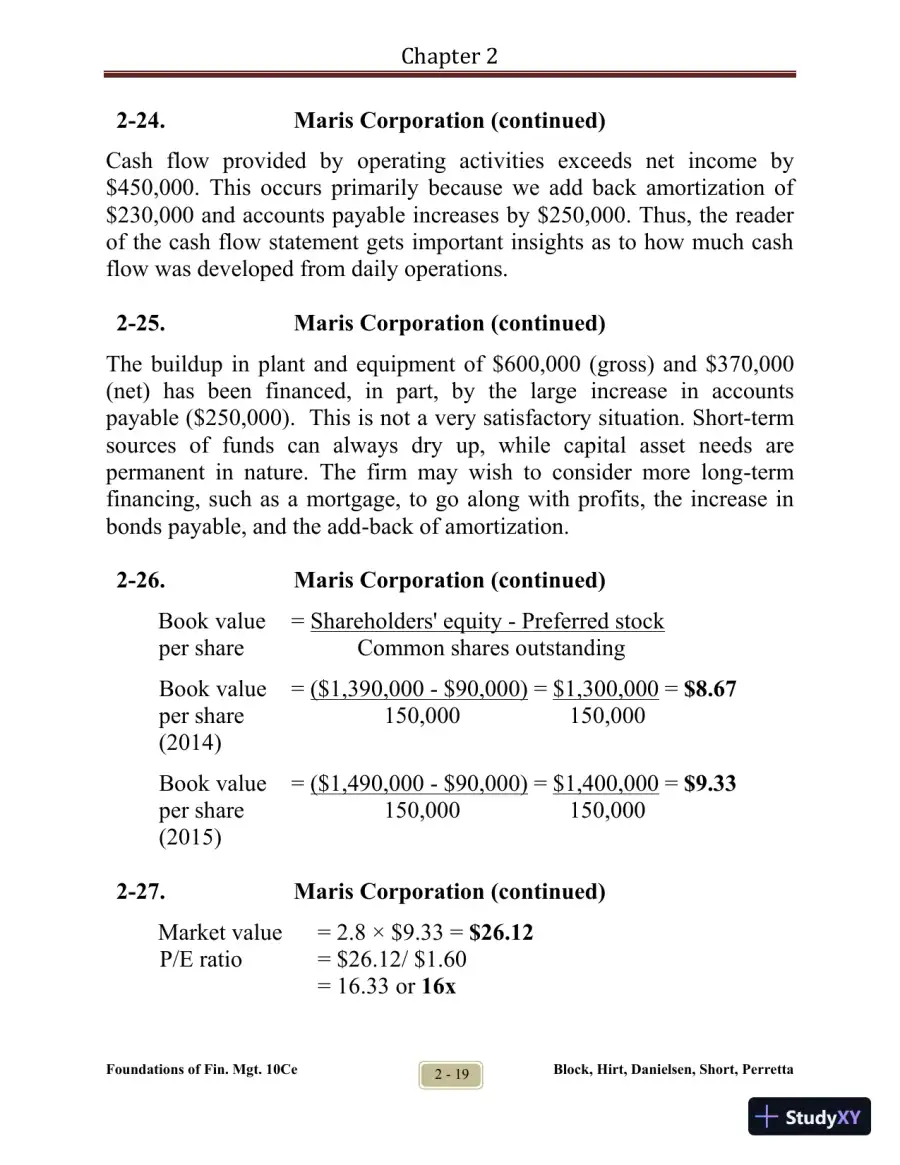 Foundations of Financial Management Tenth Canadian Edition Solution Manual, page 24