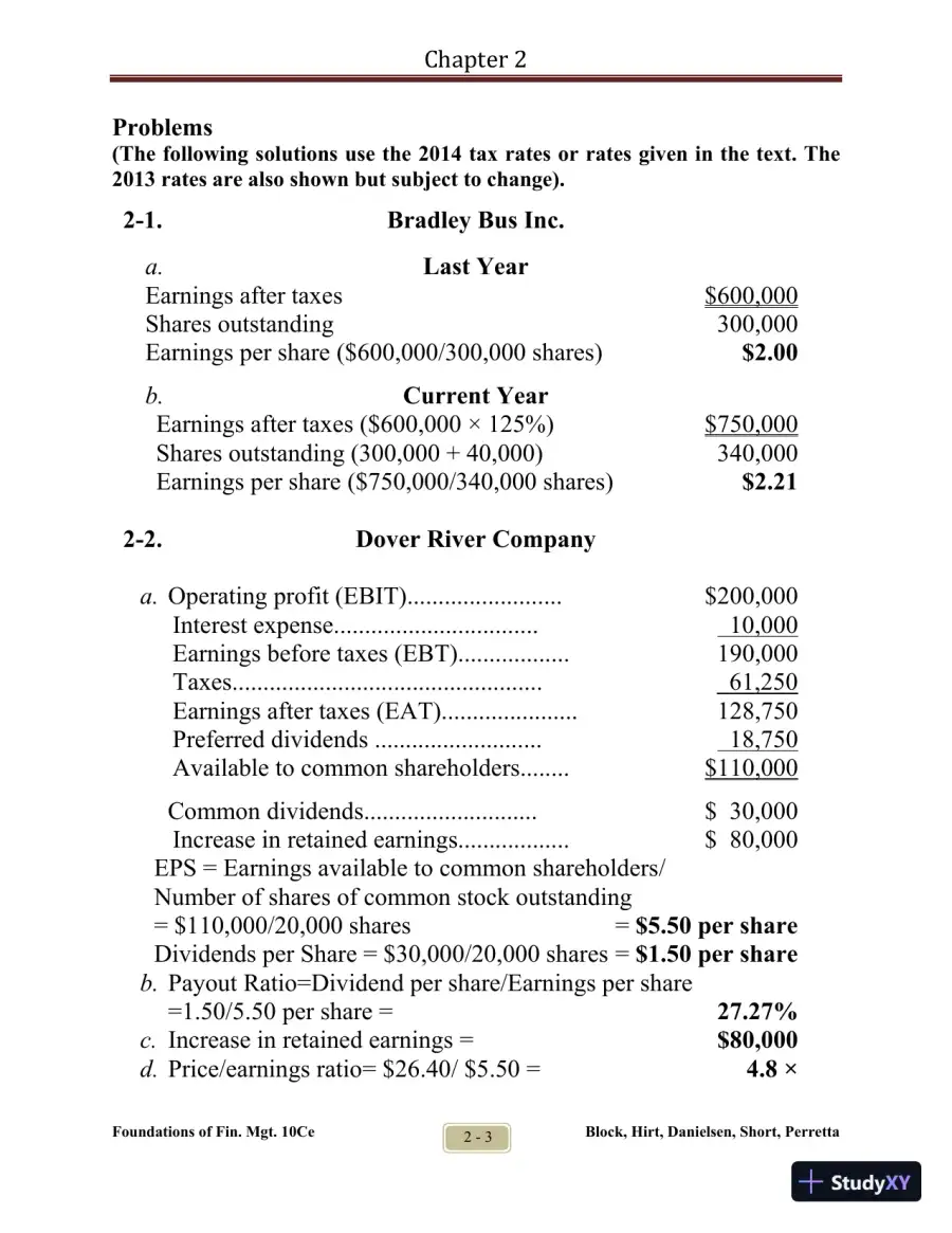 Foundations of Financial Management Tenth Canadian Edition Solution Manual, page 8