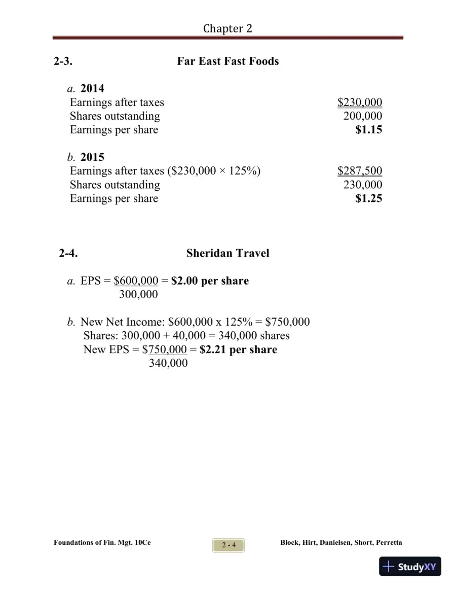 Foundations of Financial Management Tenth Canadian Edition Solution Manual, page 9