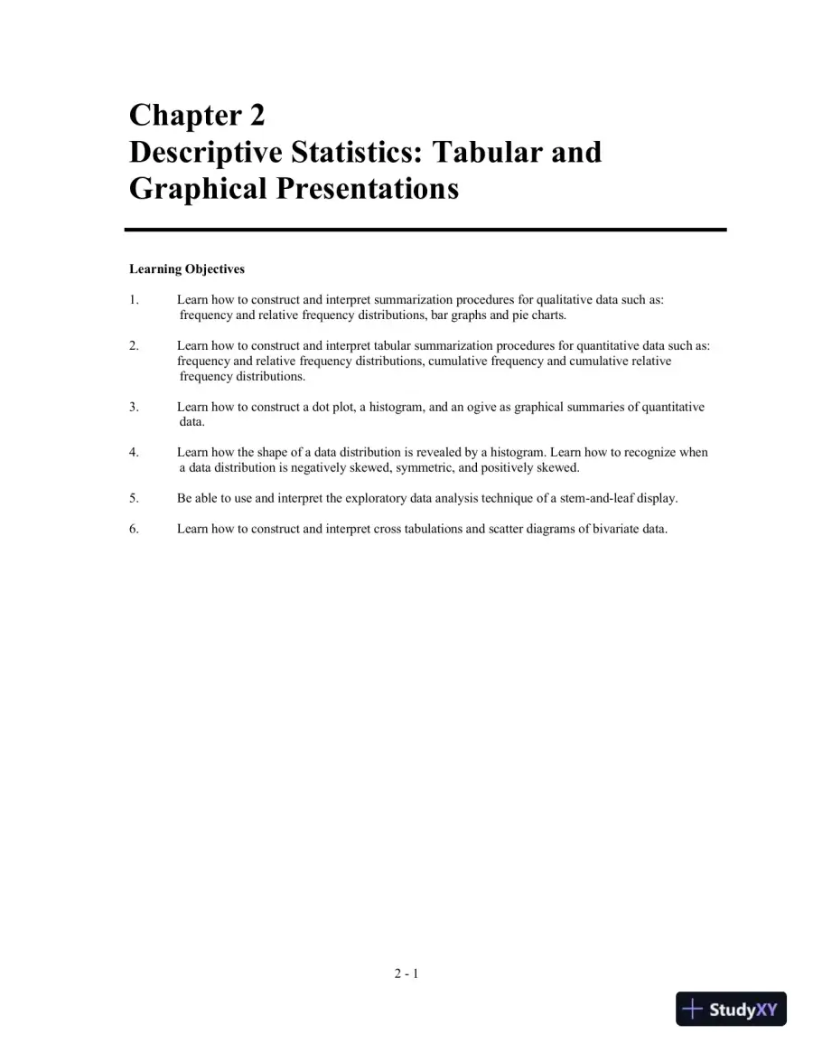 Solution Manual for Statistics for Business and Economics, 11th Edition, page 13