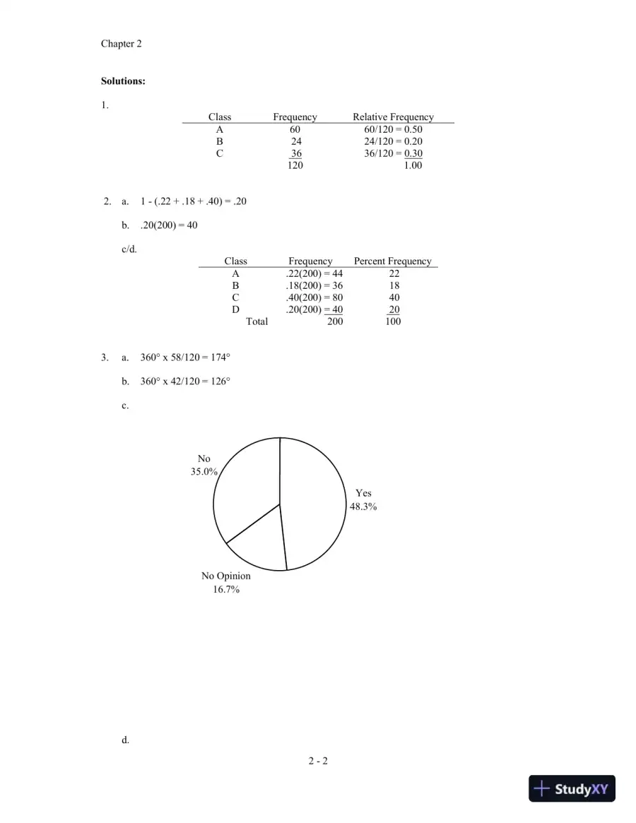 Solution Manual for Statistics for Business and Economics, 11th Edition, page 14
