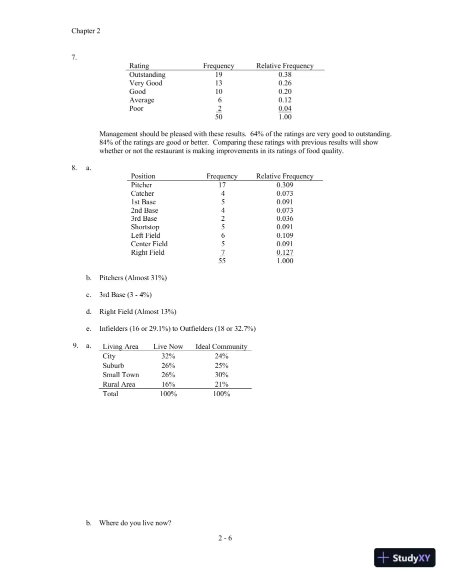Solution Manual for Statistics for Business and Economics, 11th Edition, page 18
