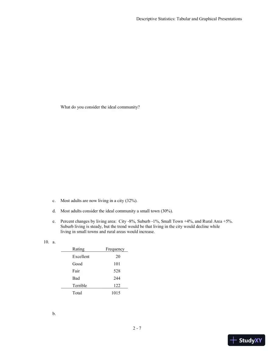 Solution Manual for Statistics for Business and Economics, 11th Edition, page 19