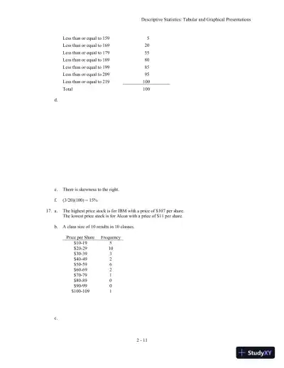 Solution Manual for Statistics for Business and Economics, 11th Edition - Page 23 preview image