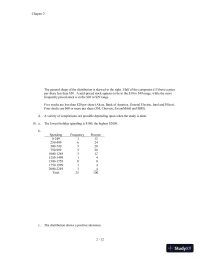 Solution Manual for Statistics for Business and Economics, 11th Edition - Page 24 preview image