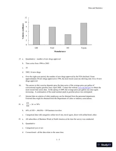 Solution Manual for Statistics for Business and Economics, 11th Edition - Page 9 preview image