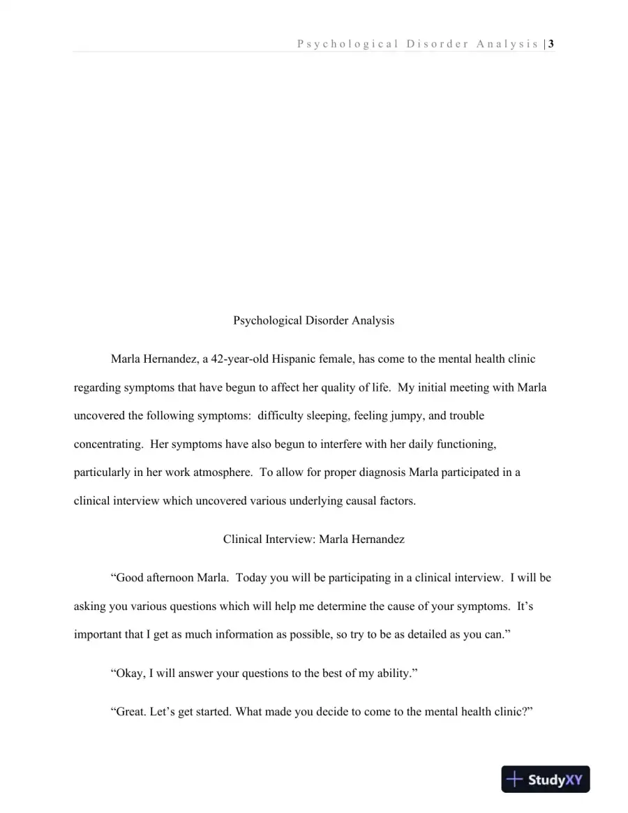 PSY 270 Psychological Disorder Analysis Axia College, page 4