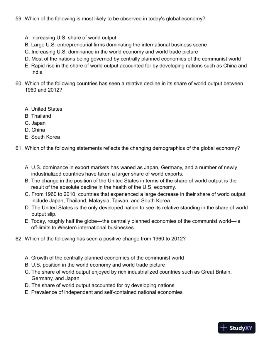 Global Business Today 9th Edition Test Bank, page 12