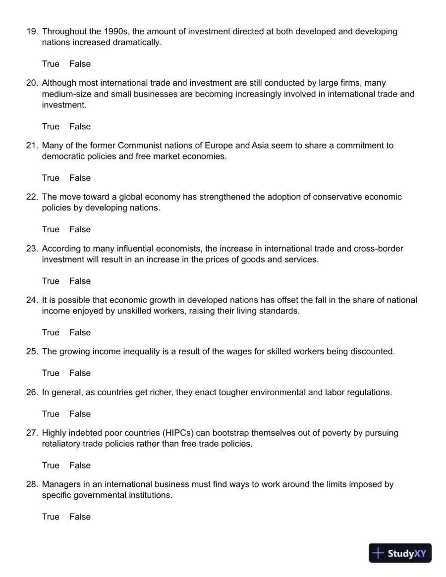 Global Business Today 9th Edition Test Bank, page 4