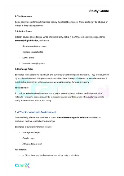 Principles of Management - Management in a Global Environment - Page 3 preview image