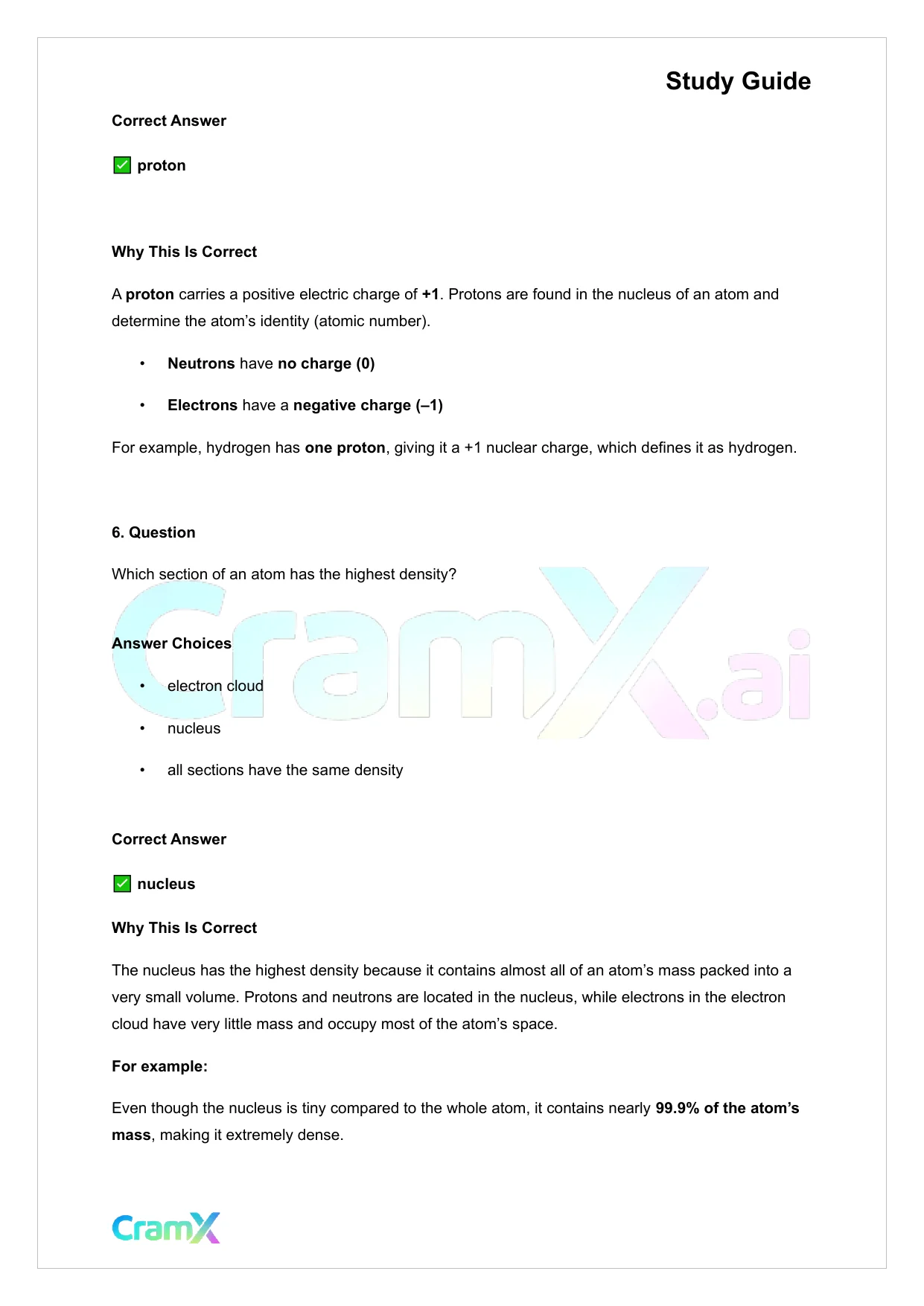 Chemistry - Atomic Structure - Page 9 preview image