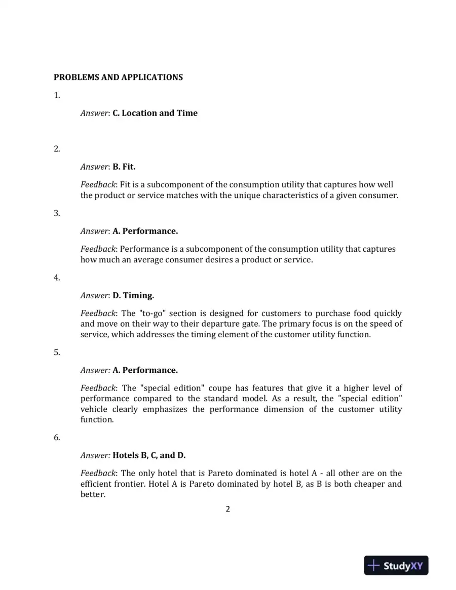 Solution Manual for Operations Management, 2nd Edition, page 3