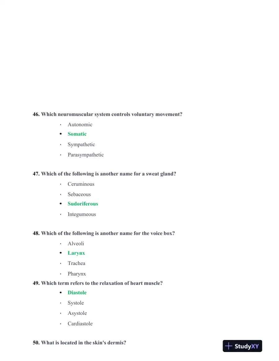 ATI Biology TEAS With Answers (303 Solved Questions), page 16