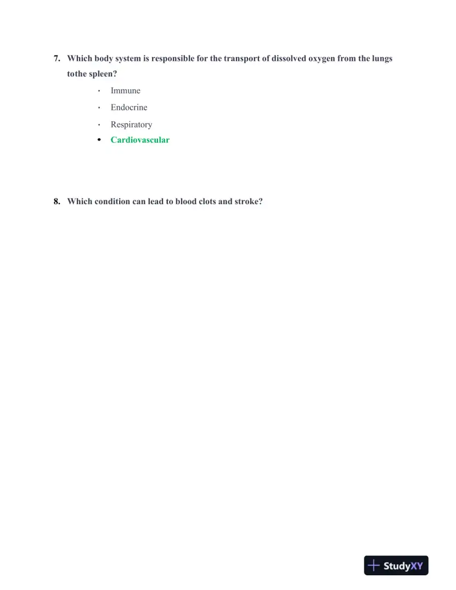 ATI Biology TEAS With Answers (303 Solved Questions), page 3