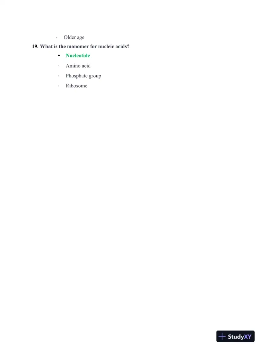 ATI Biology TEAS With Answers (303 Solved Questions), page 7