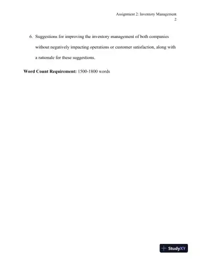 BUS 499 A Comparative Analysis of Inventory Management Strategies at Apple and Dell - Page 3 preview image