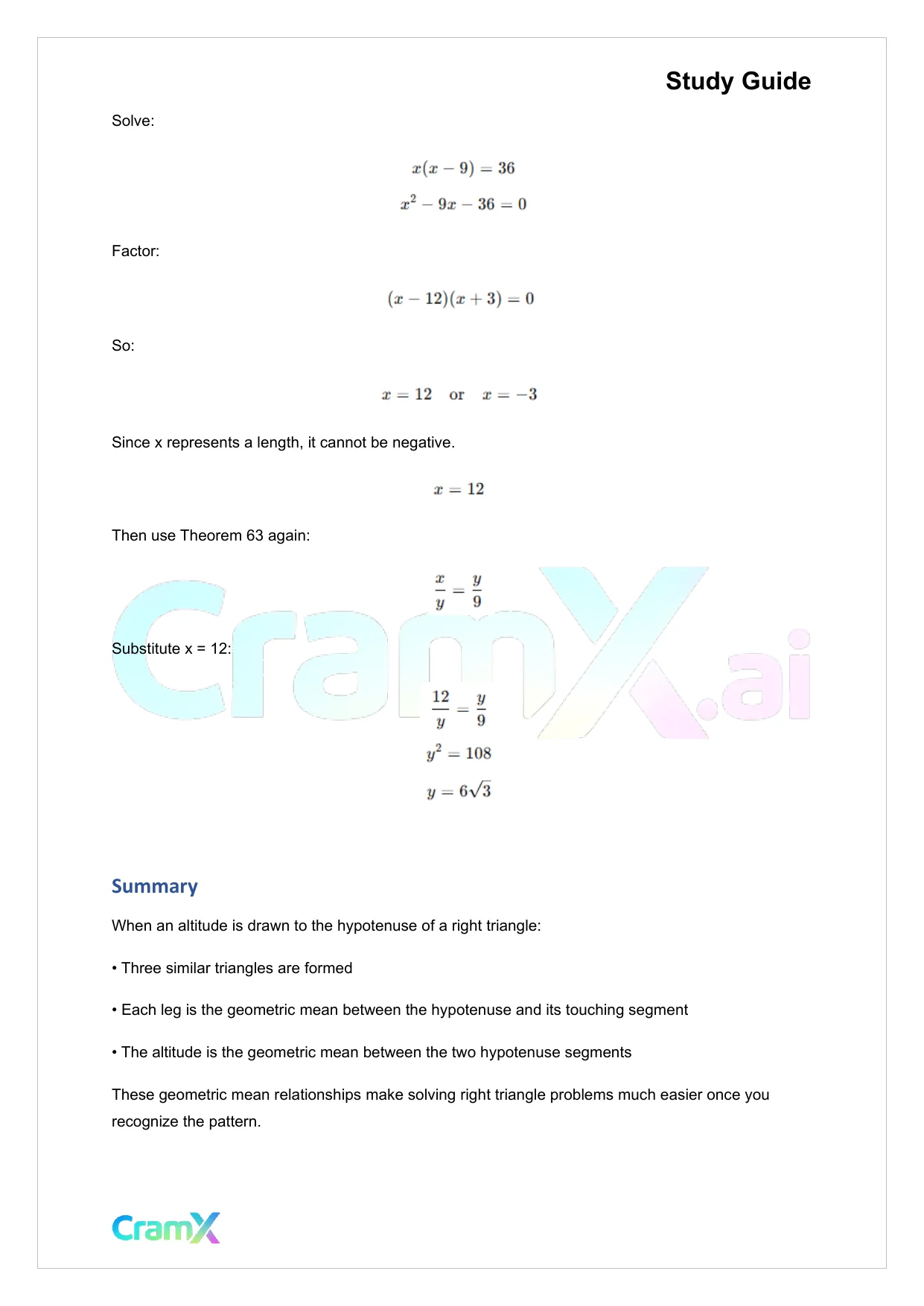 Geometry - Right Angles - Page 6 preview image