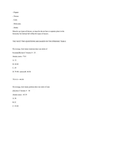 ATI TEAS 2024 Updated Exam Science - Page 6 preview image