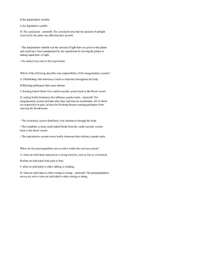 ATI TEAS 2024 Updated Exam Science - Page 9 preview image