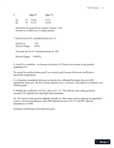 Solution Manual for The Economics of Health and Health Care, 7th Edition - Page 7 preview image