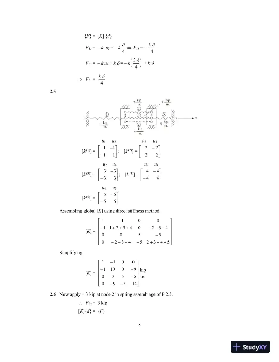 Solution Manual for A First Course in the Finite Element Method, 6th Edition, page 11