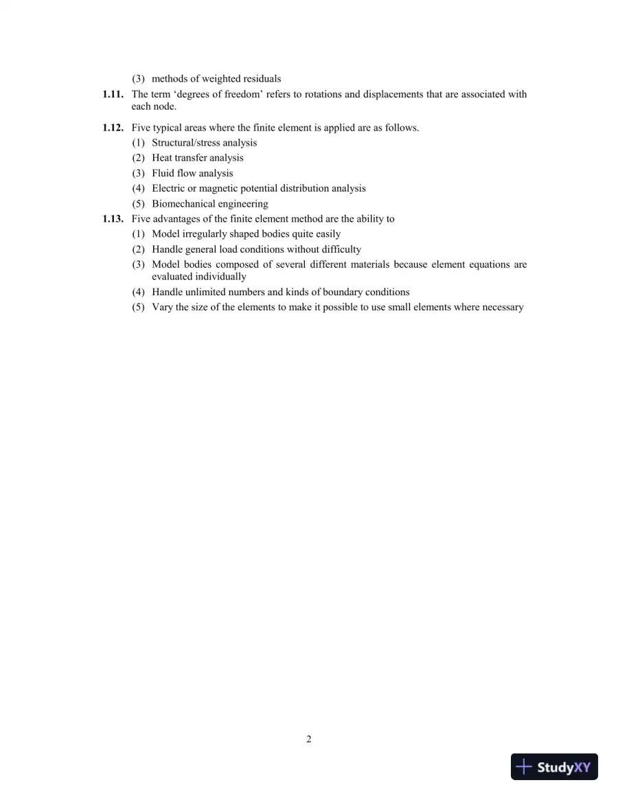 Solution Manual for A First Course in the Finite Element Method, 6th Edition, page 5