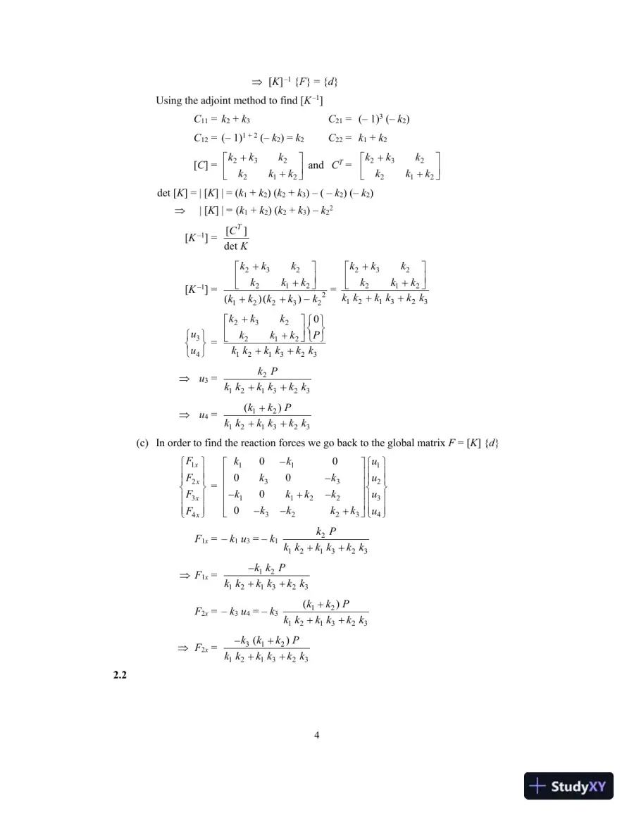 Solution Manual for A First Course in the Finite Element Method, 6th Edition, page 7