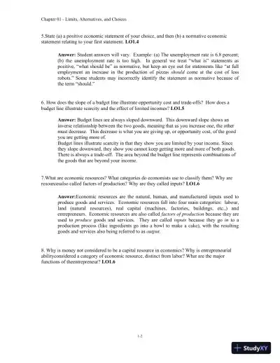 Microeconomics 14th Canadian Edition Solution Manual - Page 3 preview image